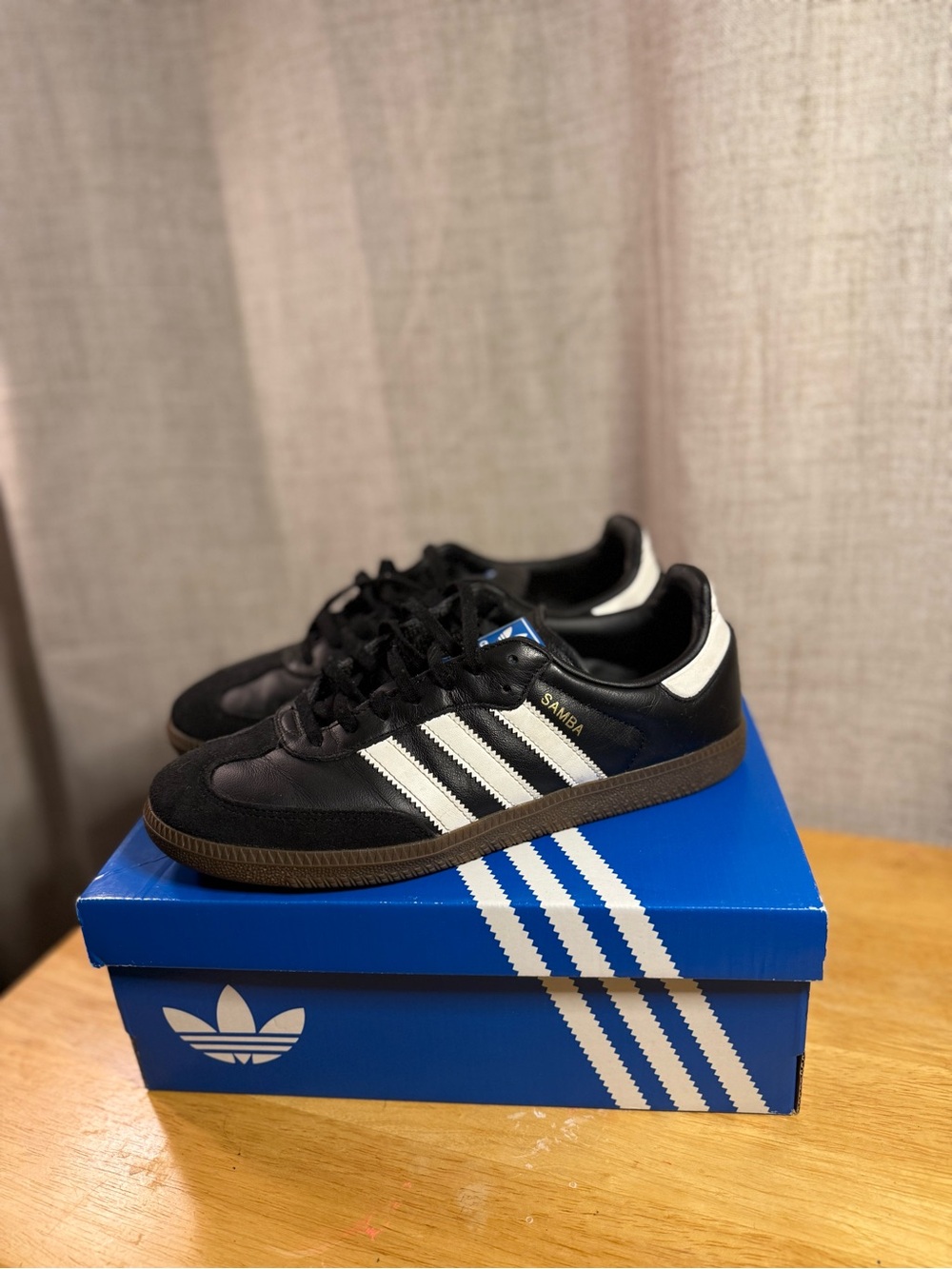 adidas Samba Low-Profile Sneakers - Black/White